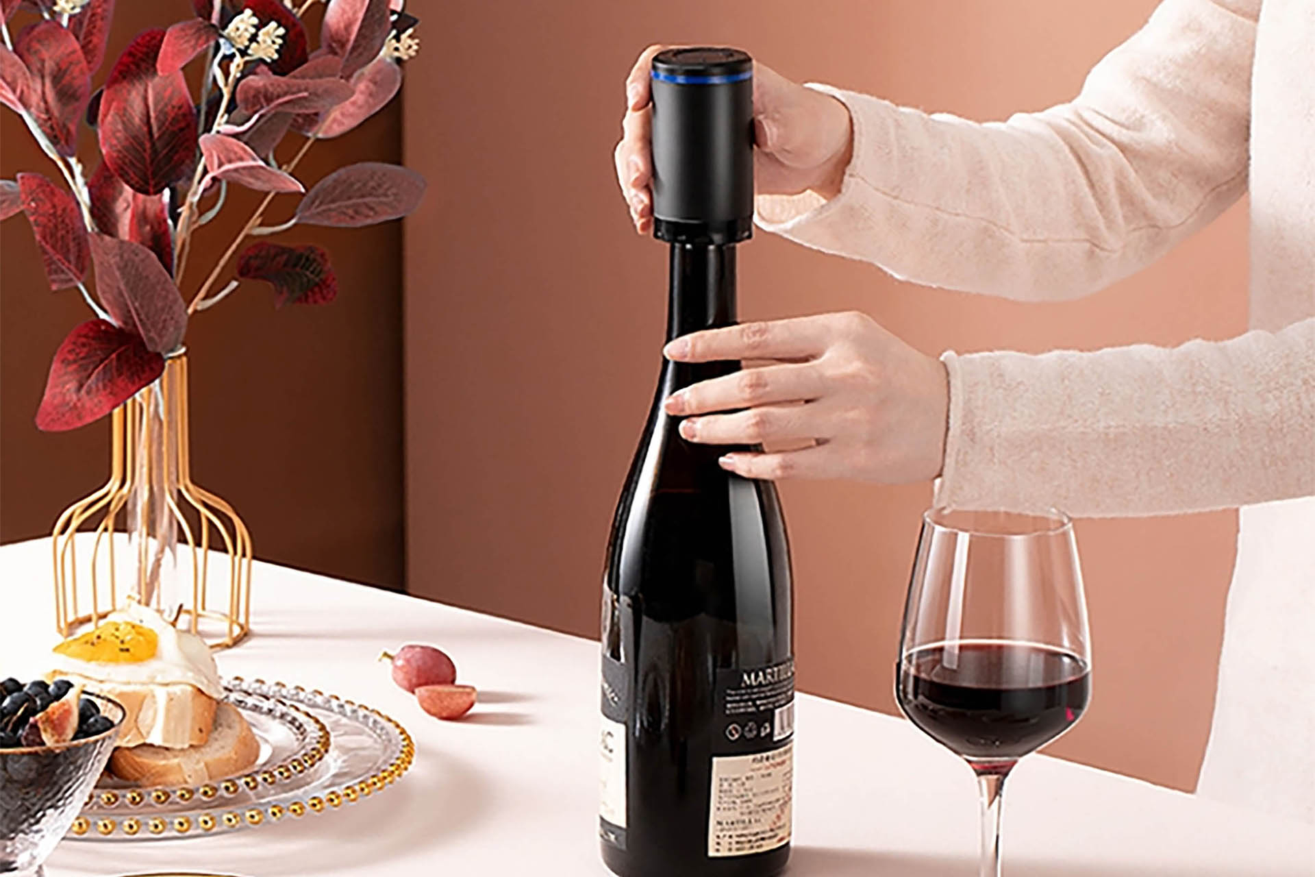 Vacuum the Red Wine Stopper