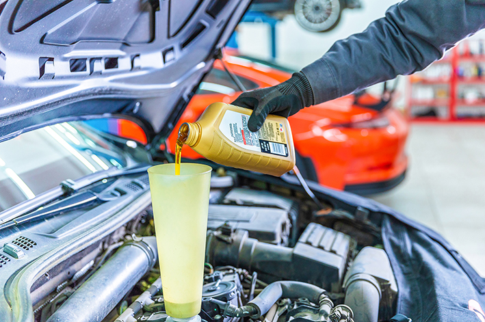 Oil Pressure and Brake Pressure Test Scheme
